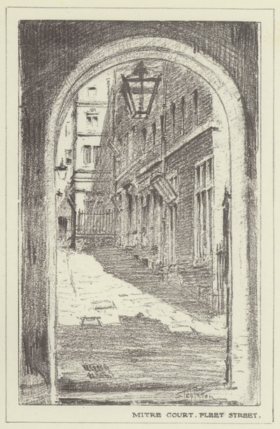 Mitre Court, Fleet Street by Alan Stapleton